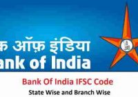 Bank of India IFSC