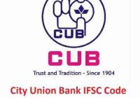 City Union Bank IFSC Codes