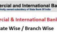 SBI Commercial & International Bank IFSC Codes